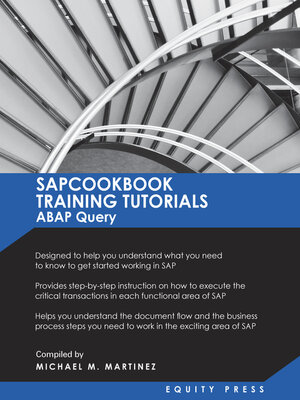cover image of SAPCOOKBOOK Training Tutorials ABAP Query